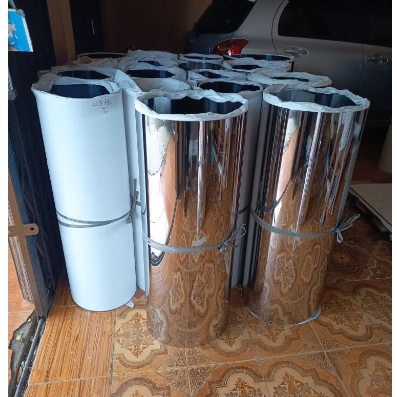 Plat Stainless Mirror ba 430 0.3 - Lembaran 1x2 Meter