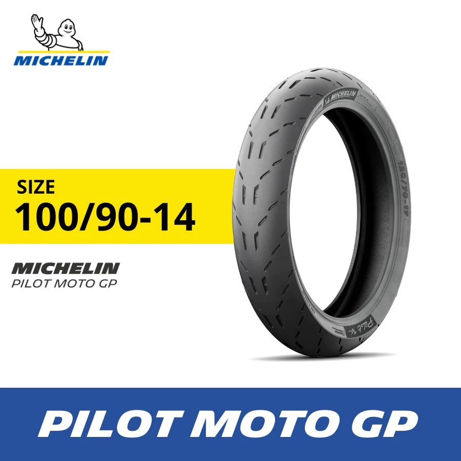 SNI Ban MICHELIN TUBELESS 100/90-14 PILOT MOTO GP Ban Motor MATIC LEXI S, LEXI tubles BELAKANG all s
