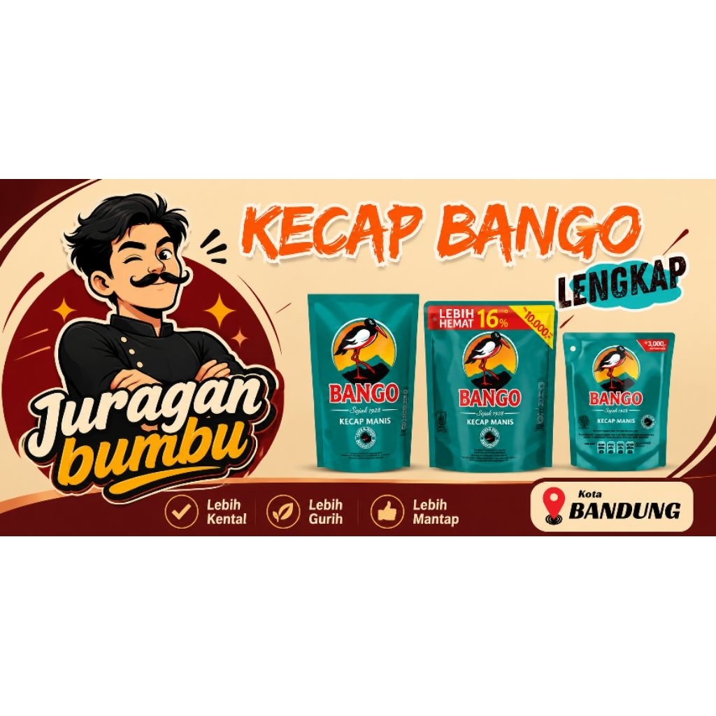 Juragan Bumbu Kecap Bango Lengkap