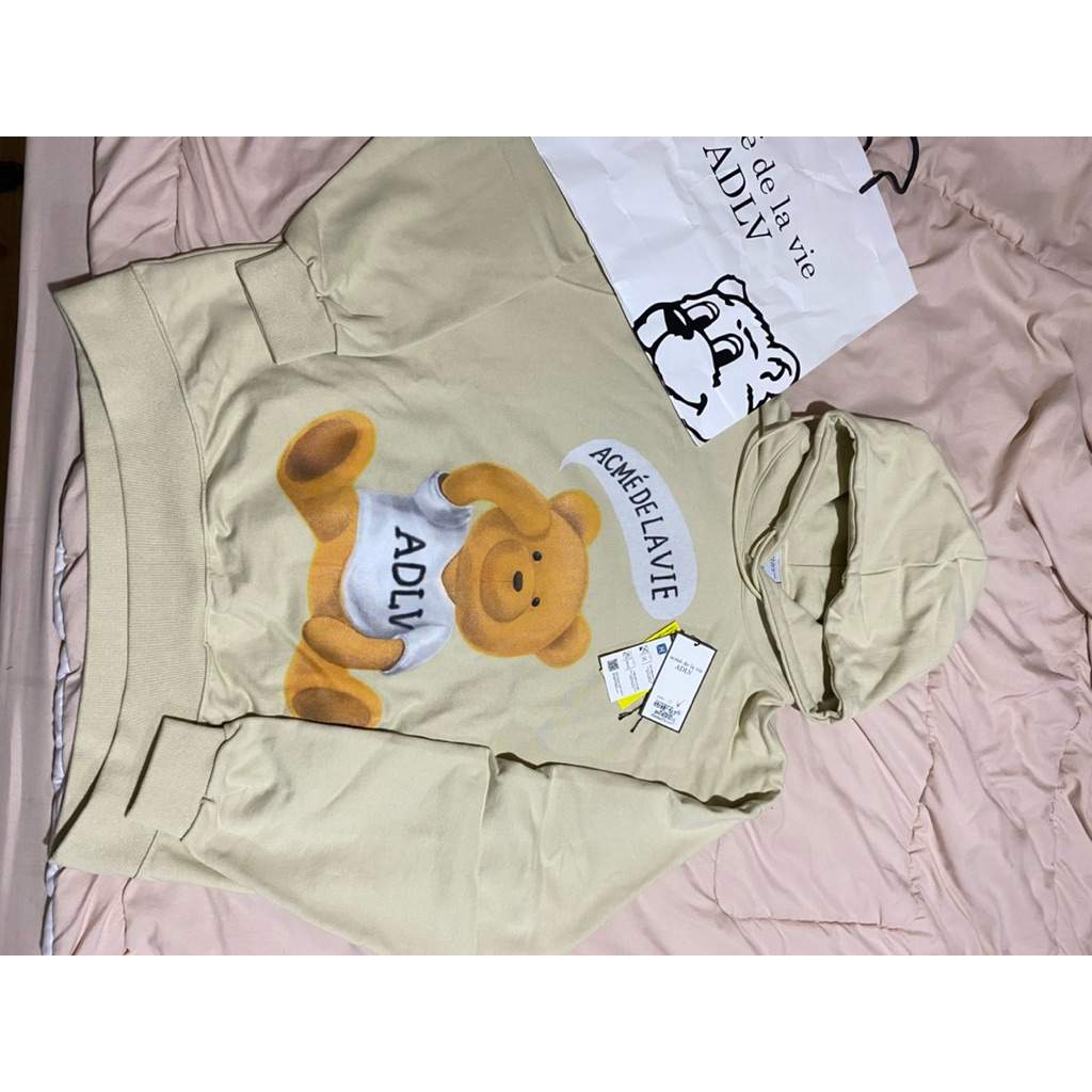 hoodie adlv bear original preloved