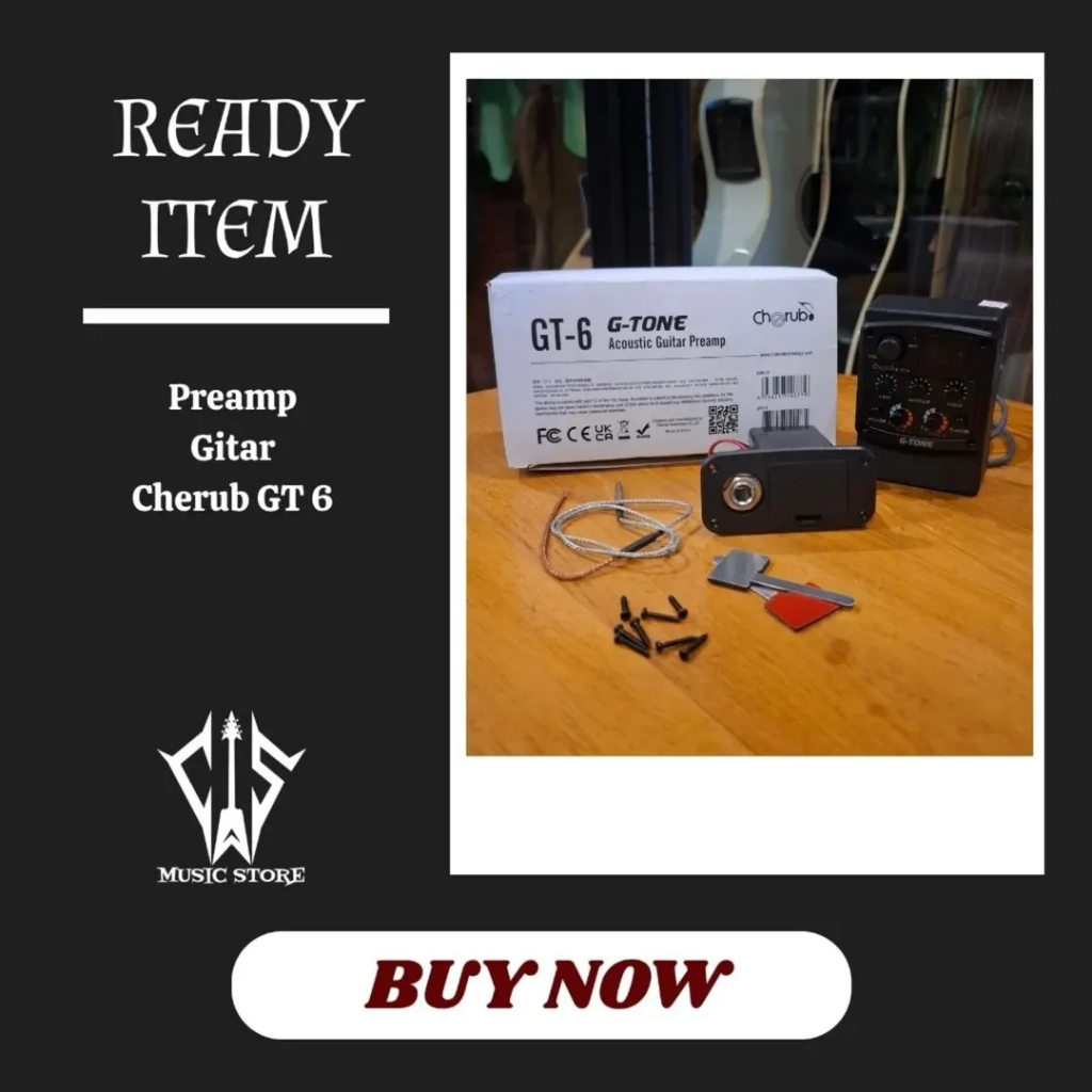 Preamp Gitar Merk Cherub Tipe GT-6