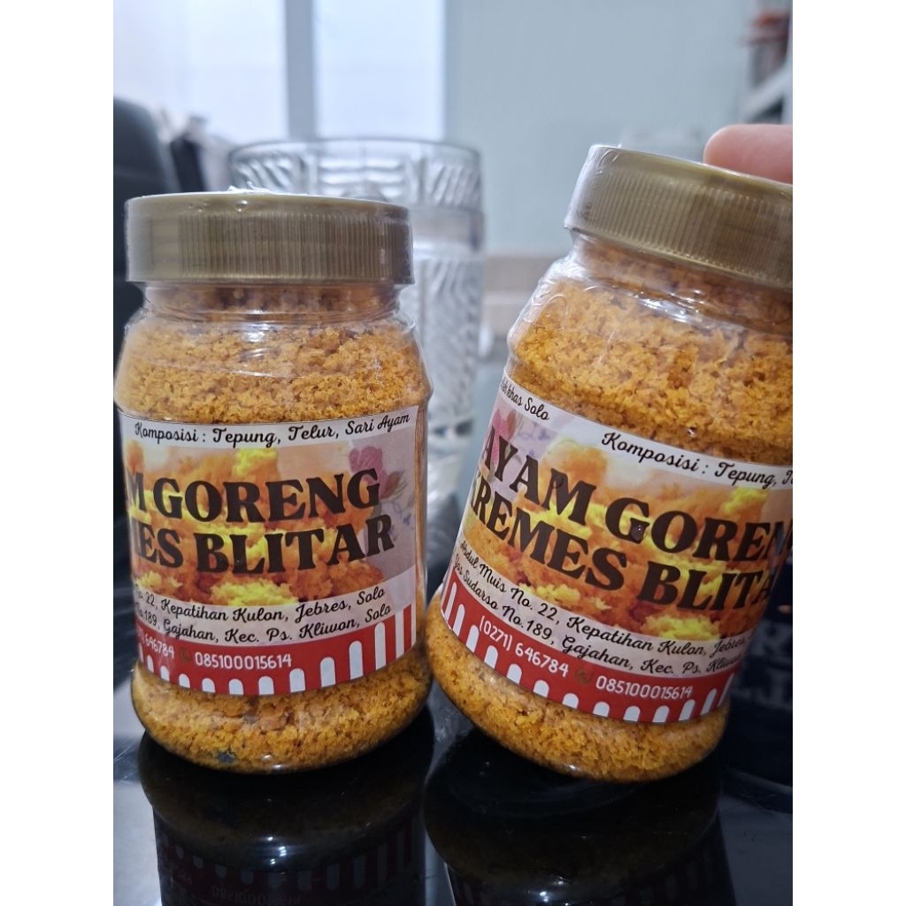 TERLARISSS Kremes ayam asli Solo
