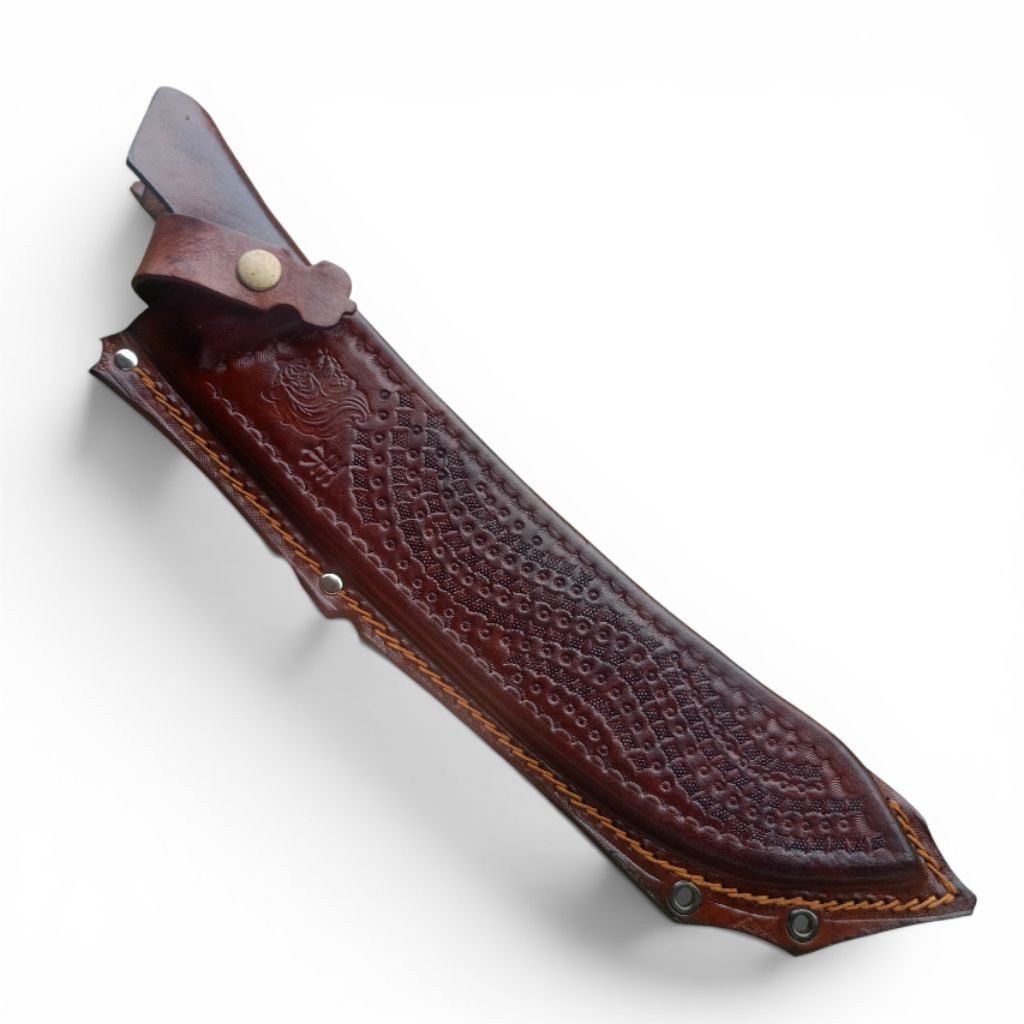 Sarung pisau kulit asli BULLNOSE premium handmade