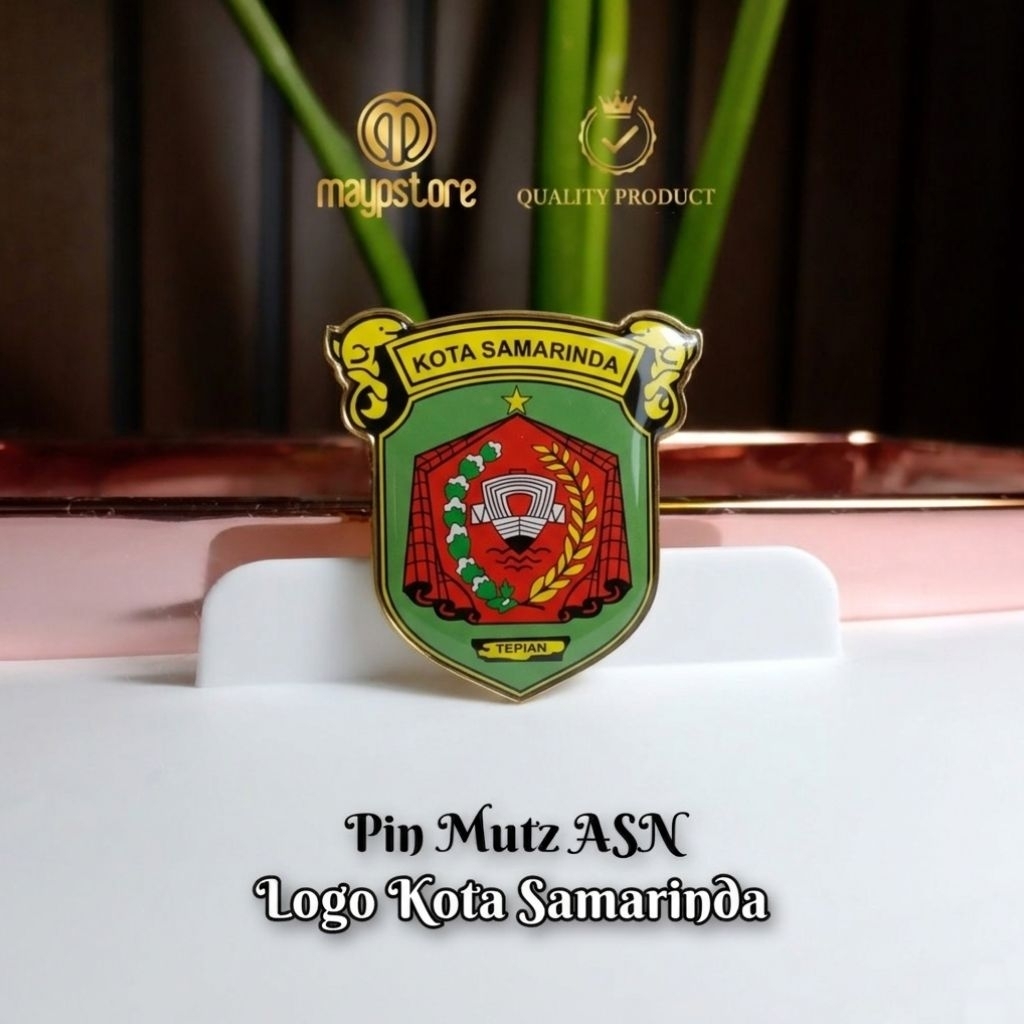 Pin Mutz ASN Lambang Kota Samarinda | Pin Logo Pemkot Samarinda