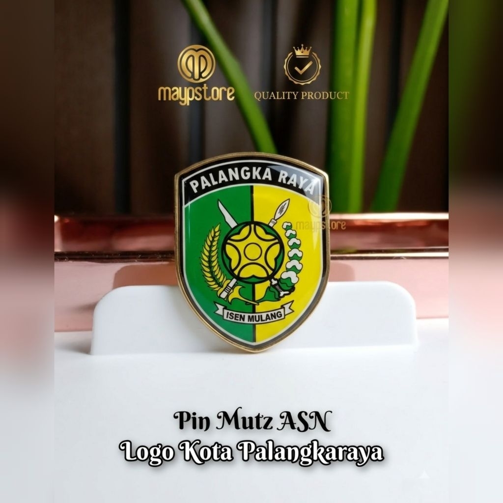 Pin Mutz ASN Lambang Kota Palangkaraya | Pin Logo Pemkot Palangkaraya