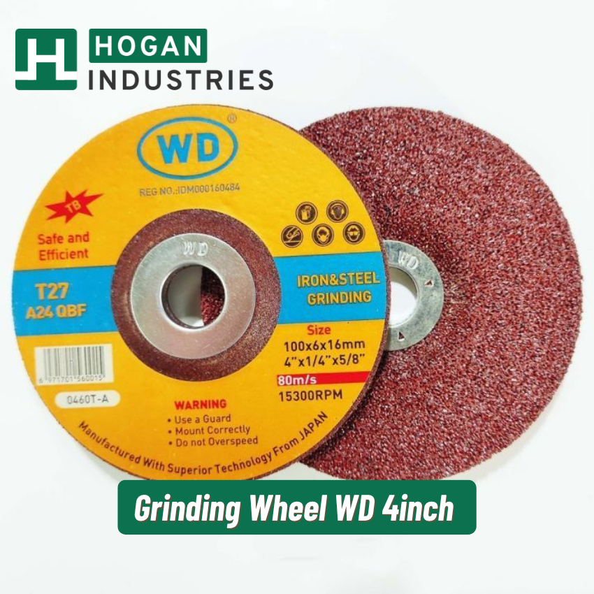 Batu Gurinda Poles WD 4" | Mata Gerinda Poles WD 4 inchi | Polishing Wheel WD 4 inch | WD Poles 4"