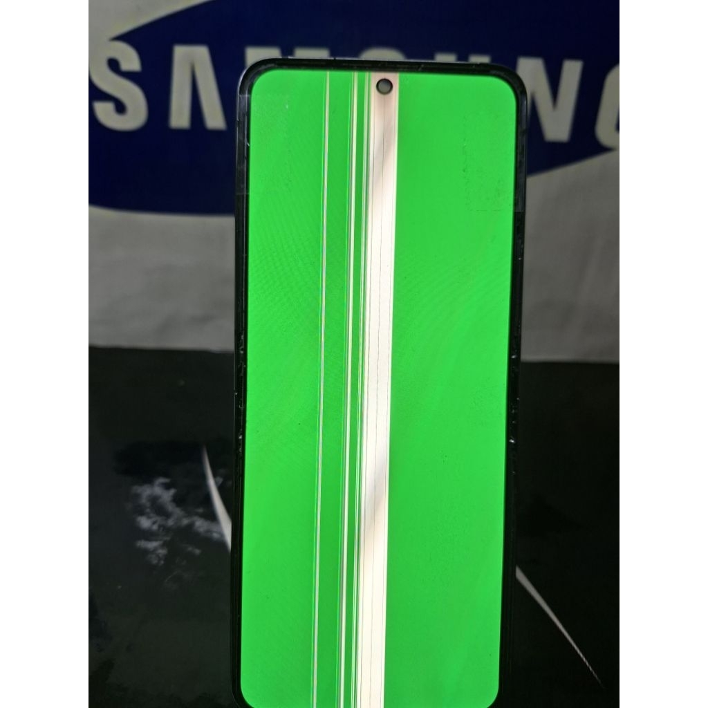 LCD SAMSUNG GALAXY Z FLIP 5 (SM-F731 ORIGINAL BEKAS COPOTAN SEIN MINUS GARIS TEBAL