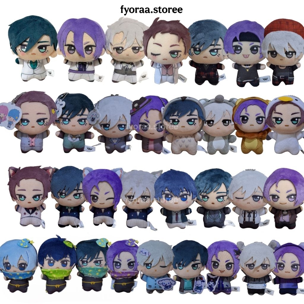 (OFFICIAL MERCH) Chibigurumi Anime Blue Lock Itoshi Sae, Rin Itoshi, Seishiro Nagi, Reo Mikage, Isag