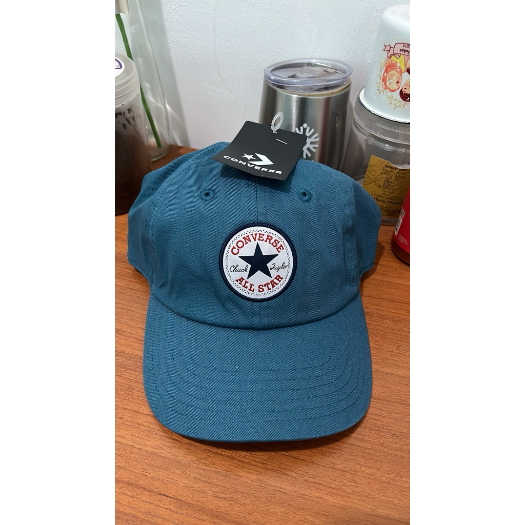 topi Converse all star denim biru navy