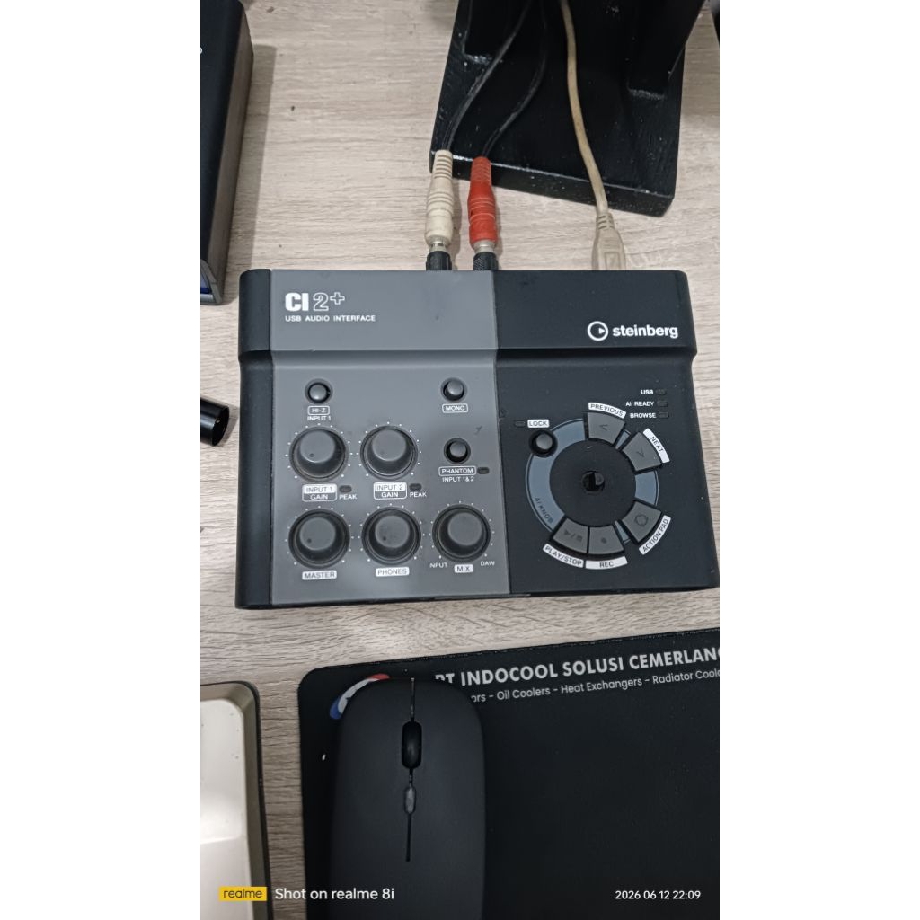 Soundcard Steinberg CI2+ Yamaha Audio Interface (Second / Bekas)