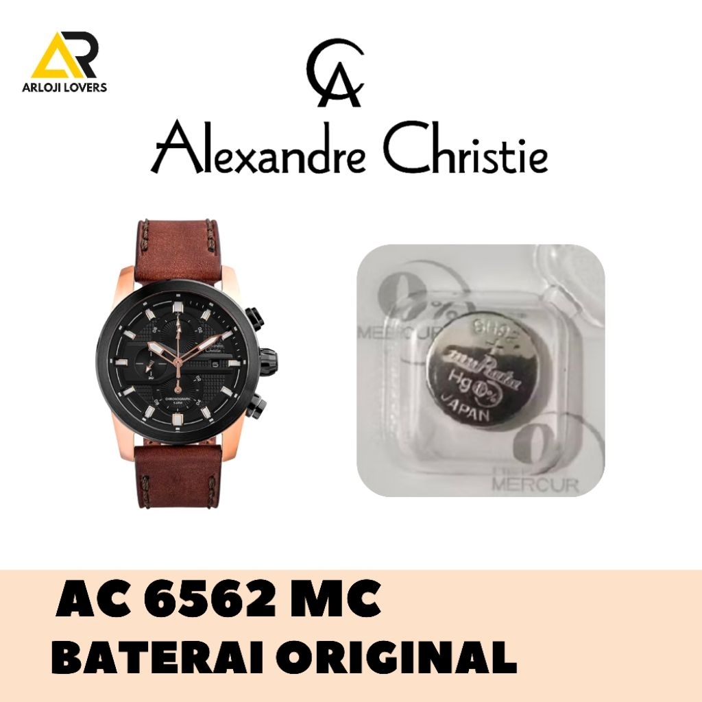 Baterai Jam Alexandre Christie AC6562MC Original