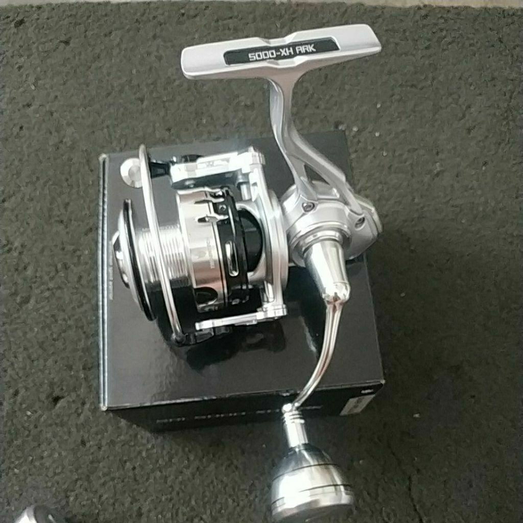 Reel spinning Tridentech Silver Rays Light 5000 C - ARK 5000 XH-ARK gulungan pancing kuat berkualita