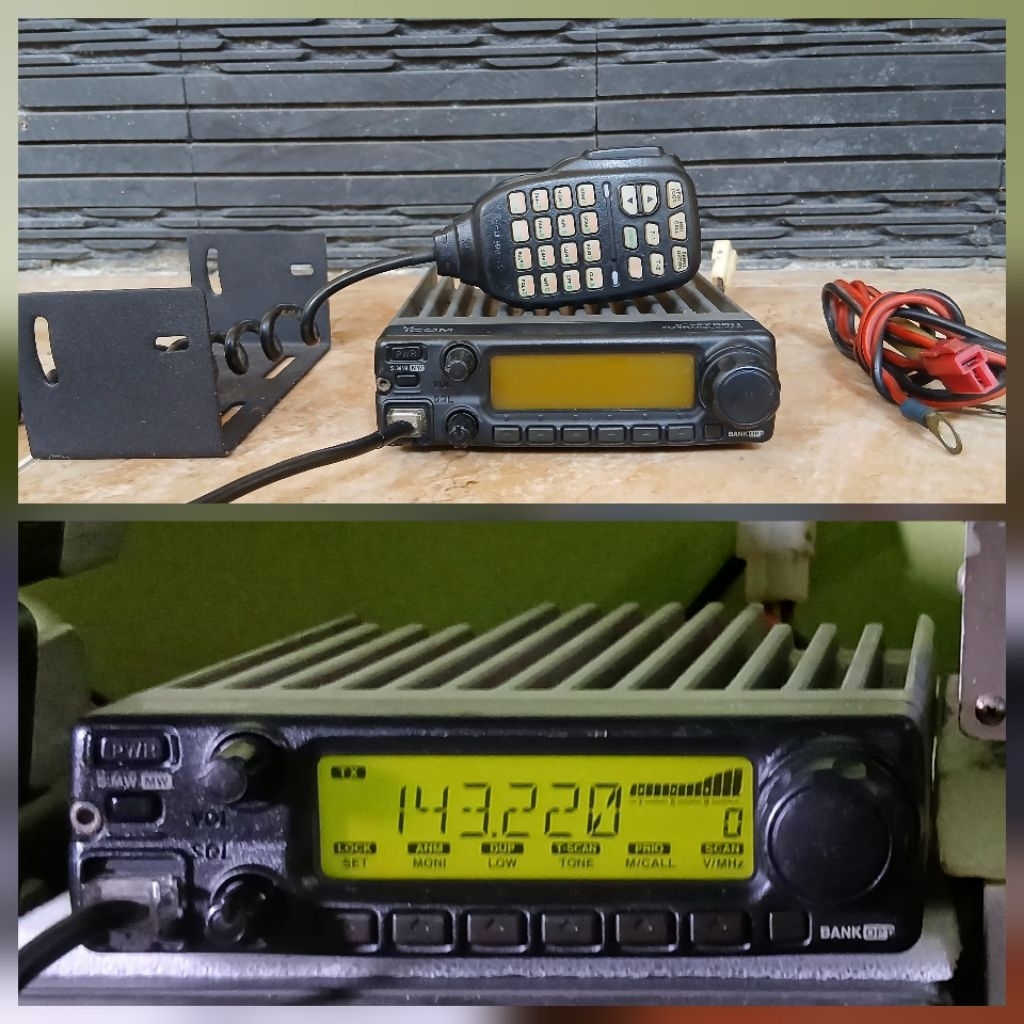 RADIO RIG ICOM IC2200H SILVER  VHF LUAR DALAM MULUS  ORIGINAL JAPAN