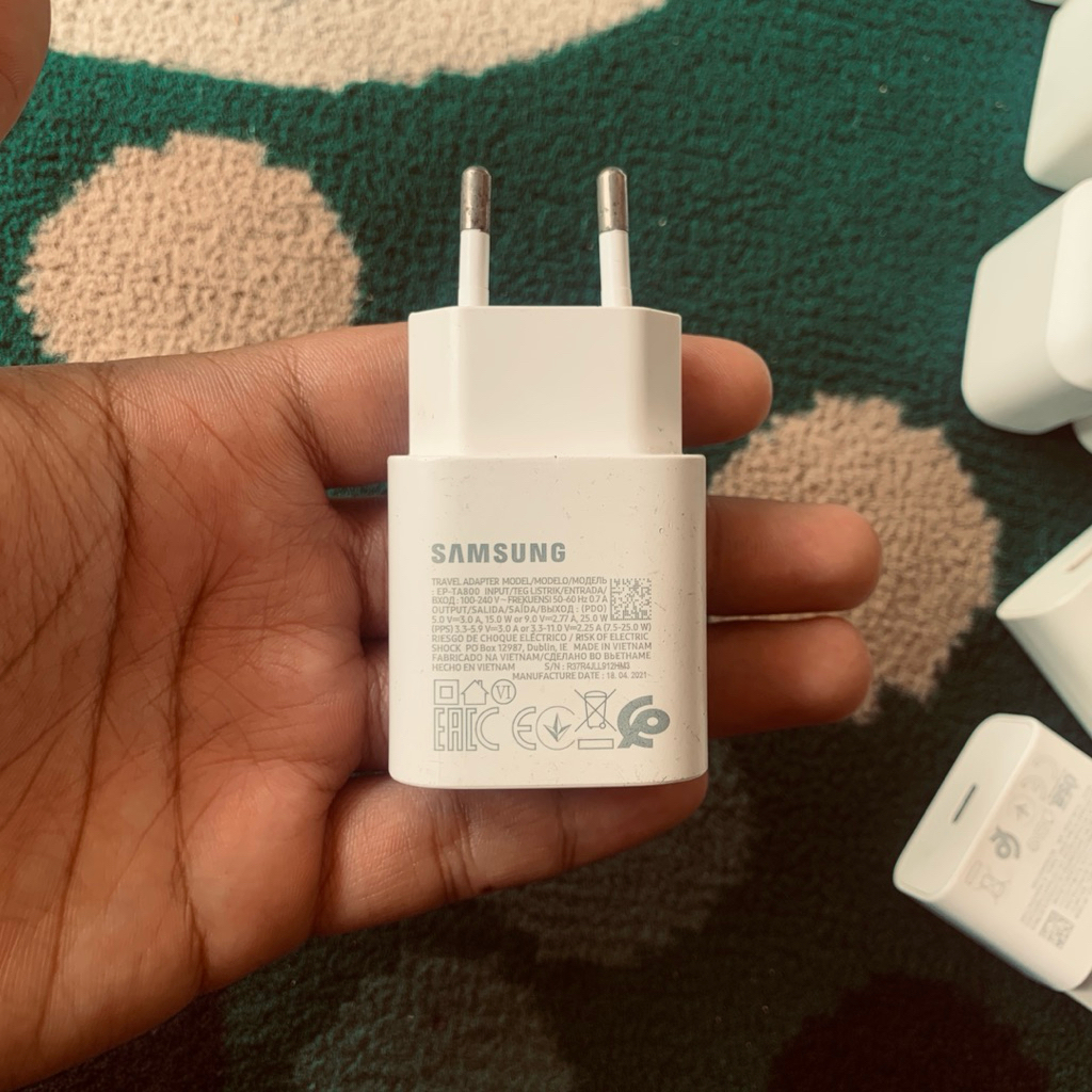 SAMSUNG EP-TA800 (bekas) - Fast Charger Original Samsung 25Watt