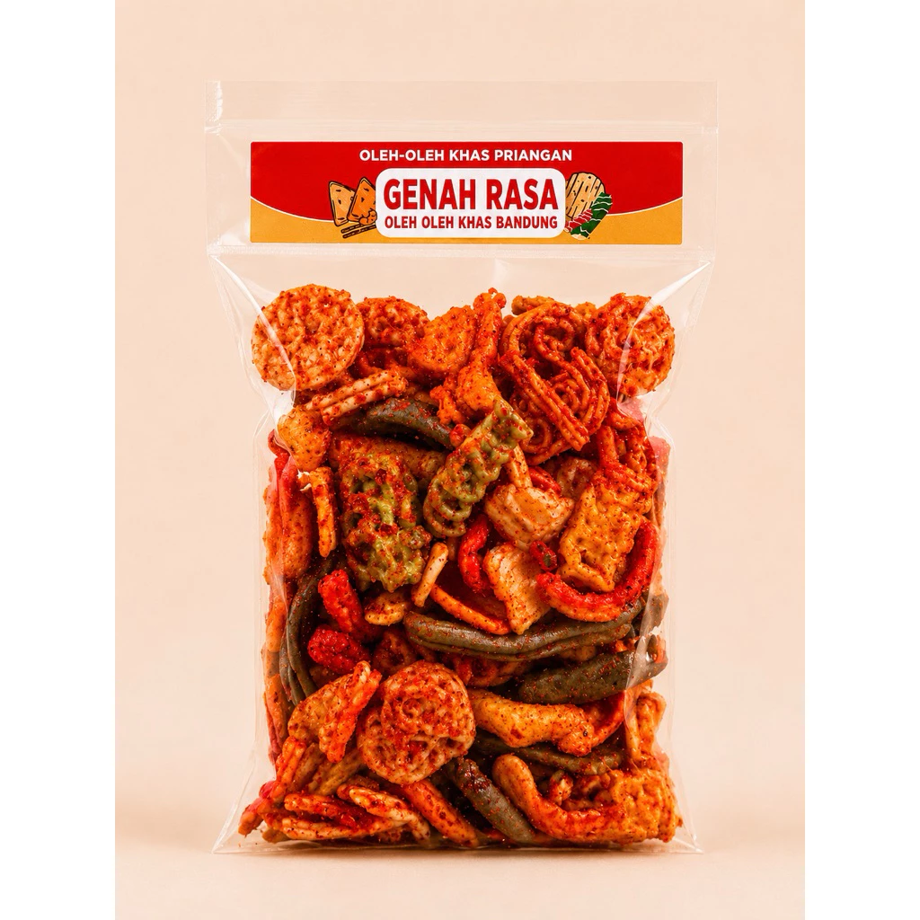 Kerupuk Seblak Mix Pedas 250 g — foto detail 3 dari 5