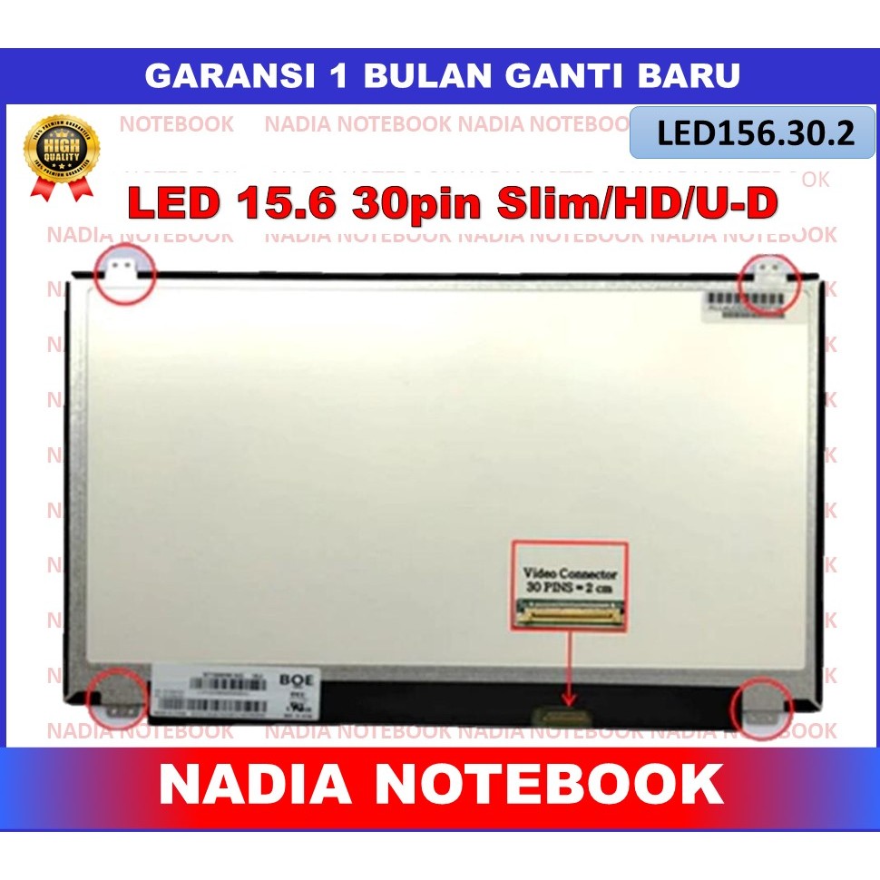 LCD LED Asus X555BA X555BP X555D X555DA X555DG X555QG 15.6 Inch 30 Slim AB