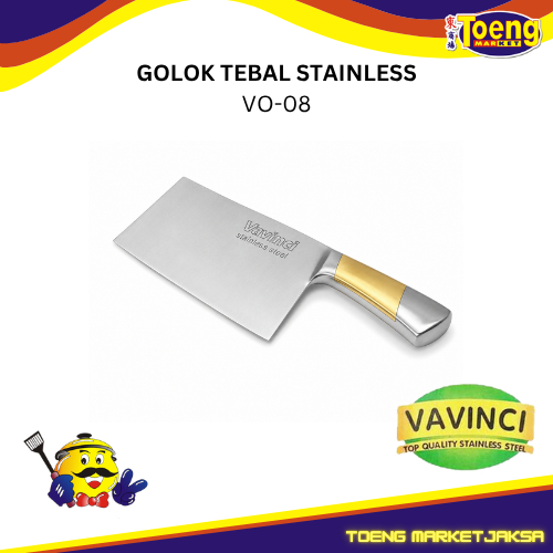 Pisau Golok Tebal Stainless VO-08 VAVINCI