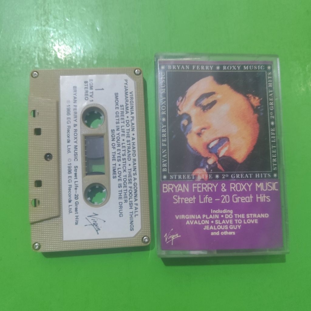 Kaset BRYAN FERRY & ROXY MUSIC 20 Great Hits