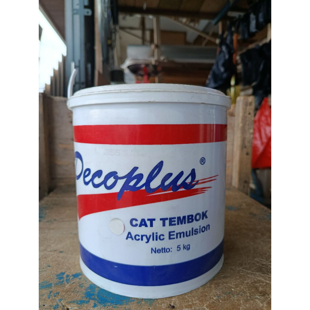 Decoplus Cat Tembok Acrylic Emulsion 5 kg (355) Bright Red