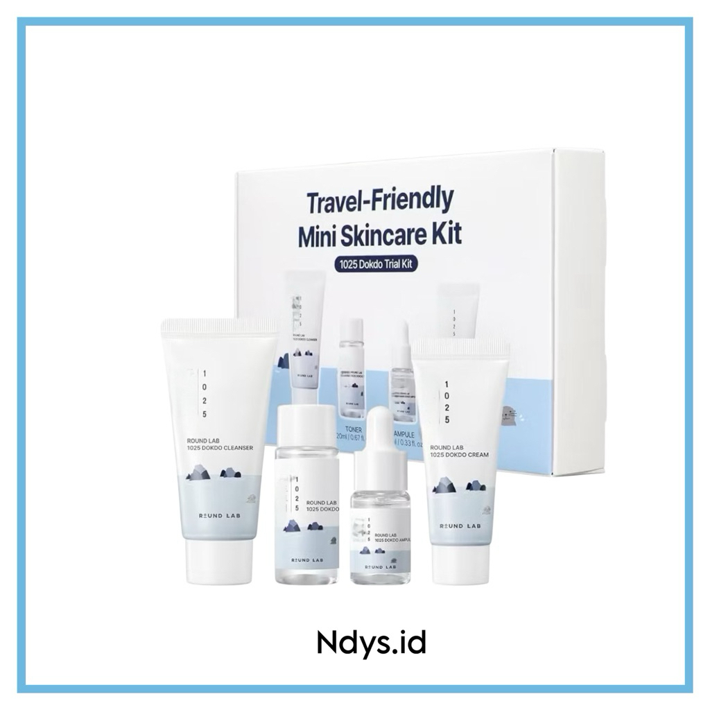 ROUND LAB - 1025 Dokdo Trial Kit cleanser / ampoule / toner / cream