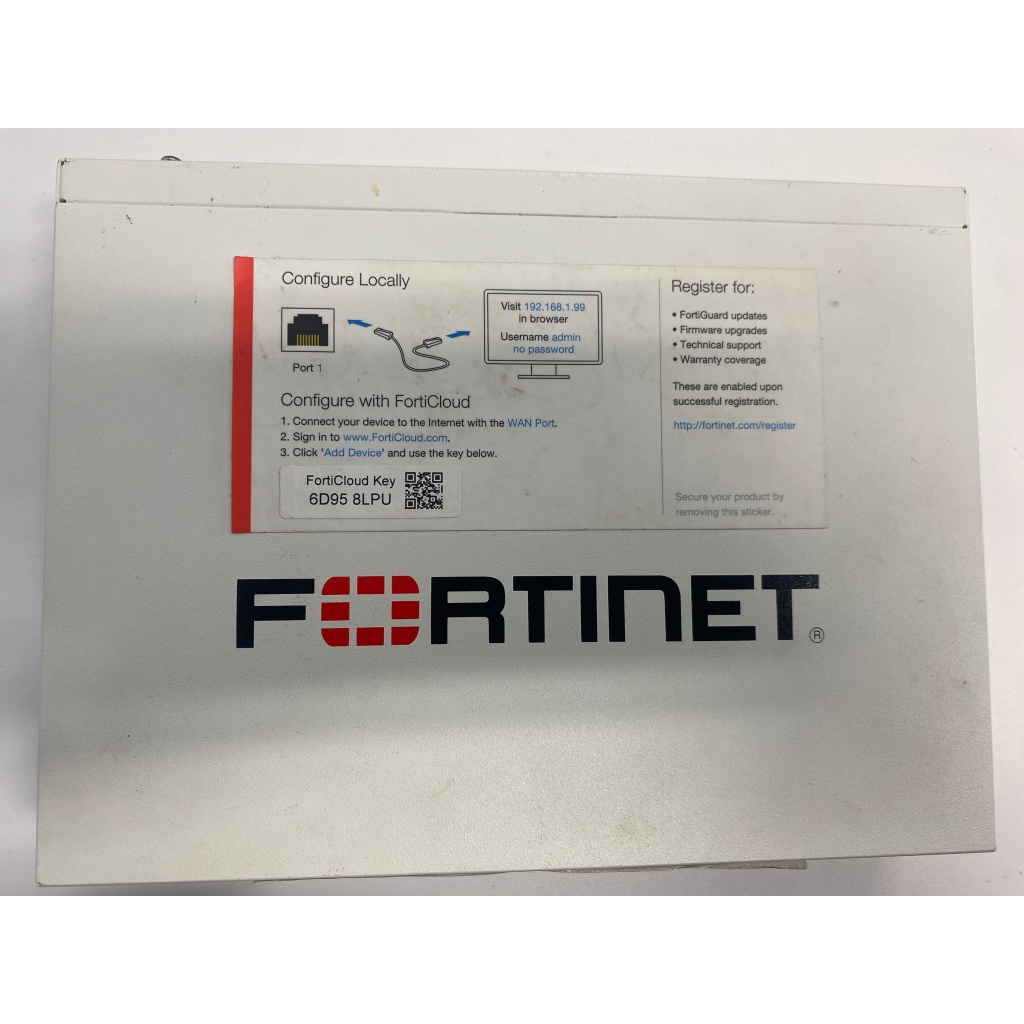 Fortinet Fortigate FG-60E Bekas Dengan Adaptor Ori
