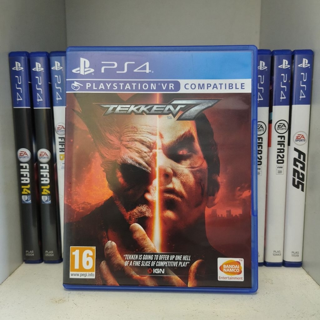 tekken 7 ps4 disc playstation4 kaset ps bd tekken7
