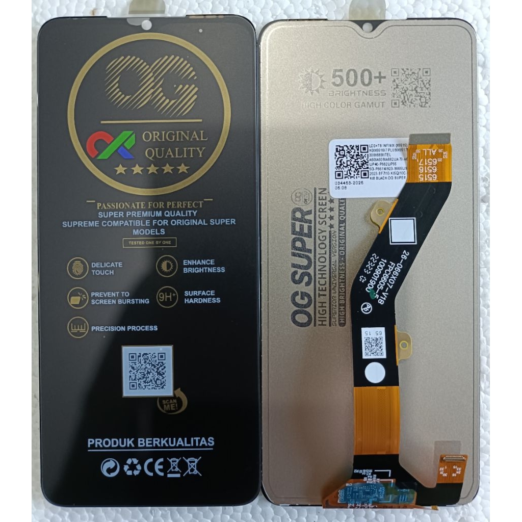 LCD+TS INFINIX SMART 7/7HD/7PLUS/HOT 30I/ITEL A60S/ITEL A70/S23/ITEL P55 5G/P40/A50/TECNO SPARK GO 2