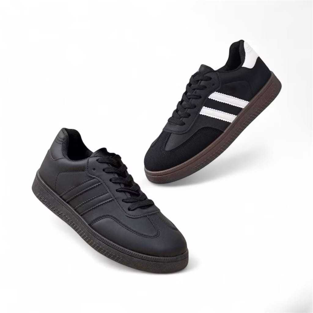 VPN Isla Sepatu Sneakers Wanita Kasual Outfit Sekolah Hitam Putih Pink 438