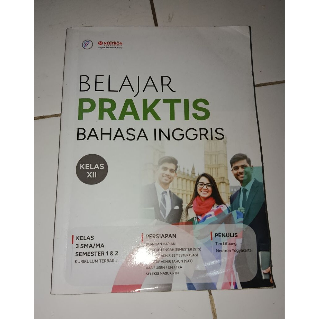 Buku Bahasa Inggris SMA Kelas 12 Neutron || Buku Bahasa Inggris SMA || Buku Bahasa Inggris 2026 SMA 