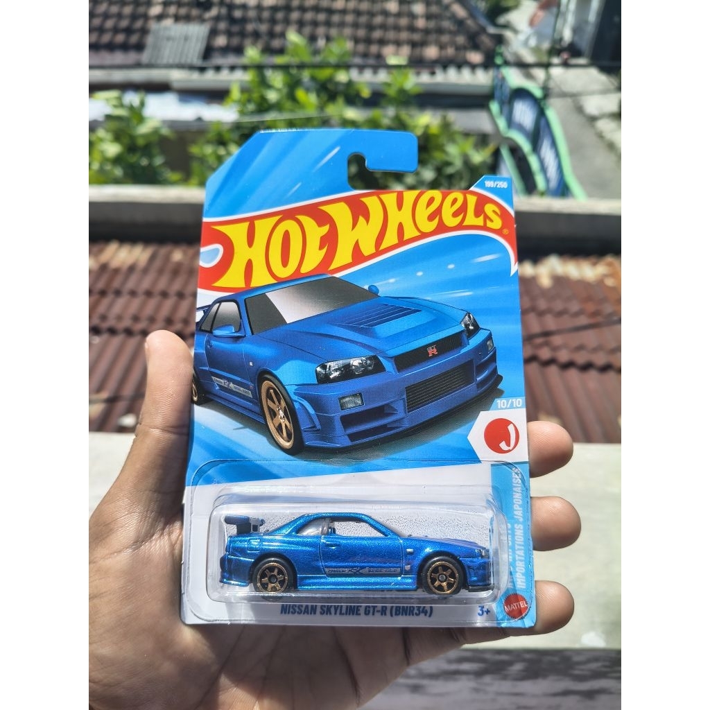 HOT WHEELS NISSAN SKYLINE GT-R (BNR34)