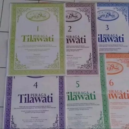 Peraga Tilawati Jilid 1 Sampai 6 Original Harga Per-Jilid