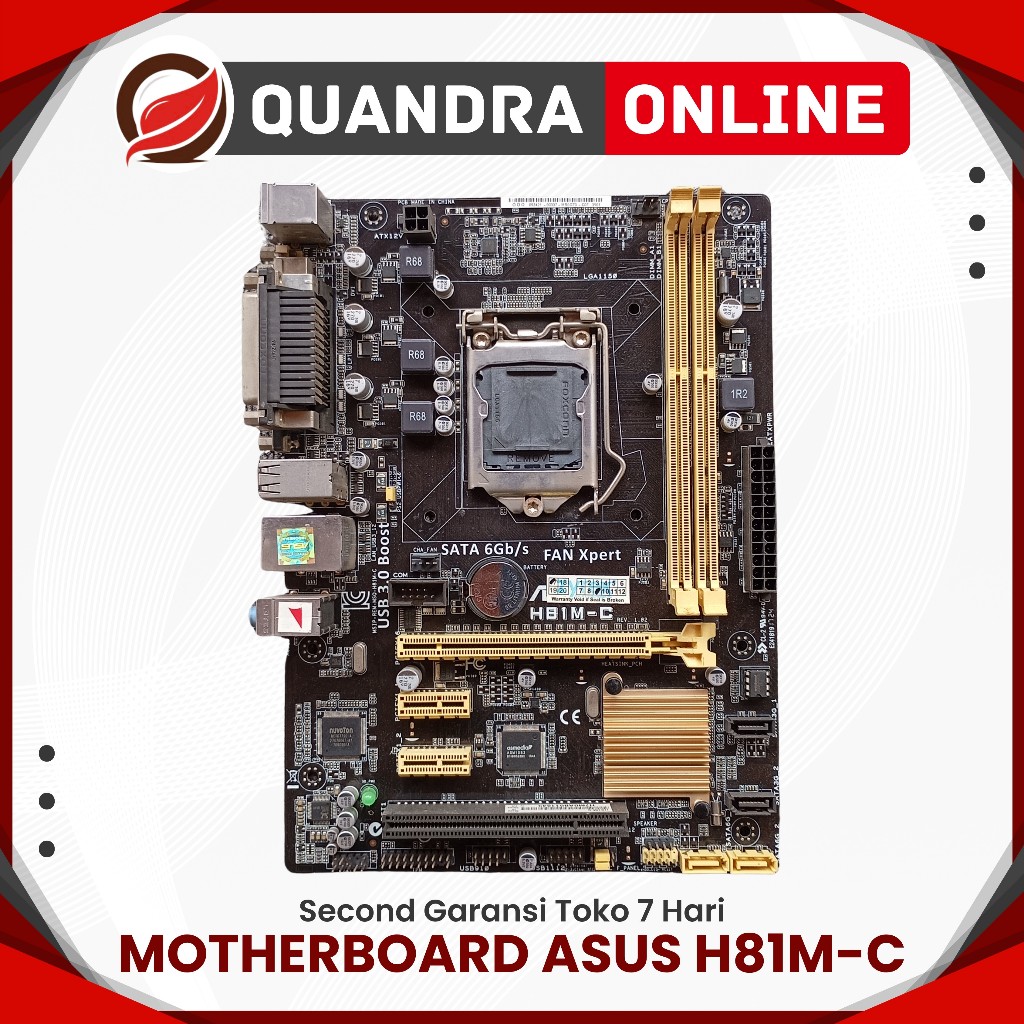 Motherboard ASUS H81M-C Bios ZYREX LGA 1150 Mainboard