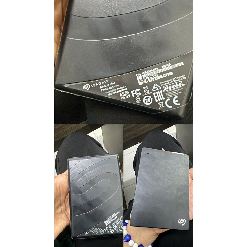 SEAGATE Hard Disk Eksternal 500GB External HDD Hard Disk Dr (like new)