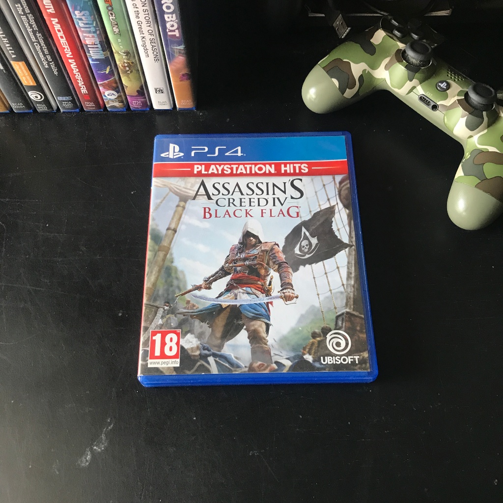 BD Kaset PS4 Game Assassins Creed IV Black Flag Playstation Hits Second