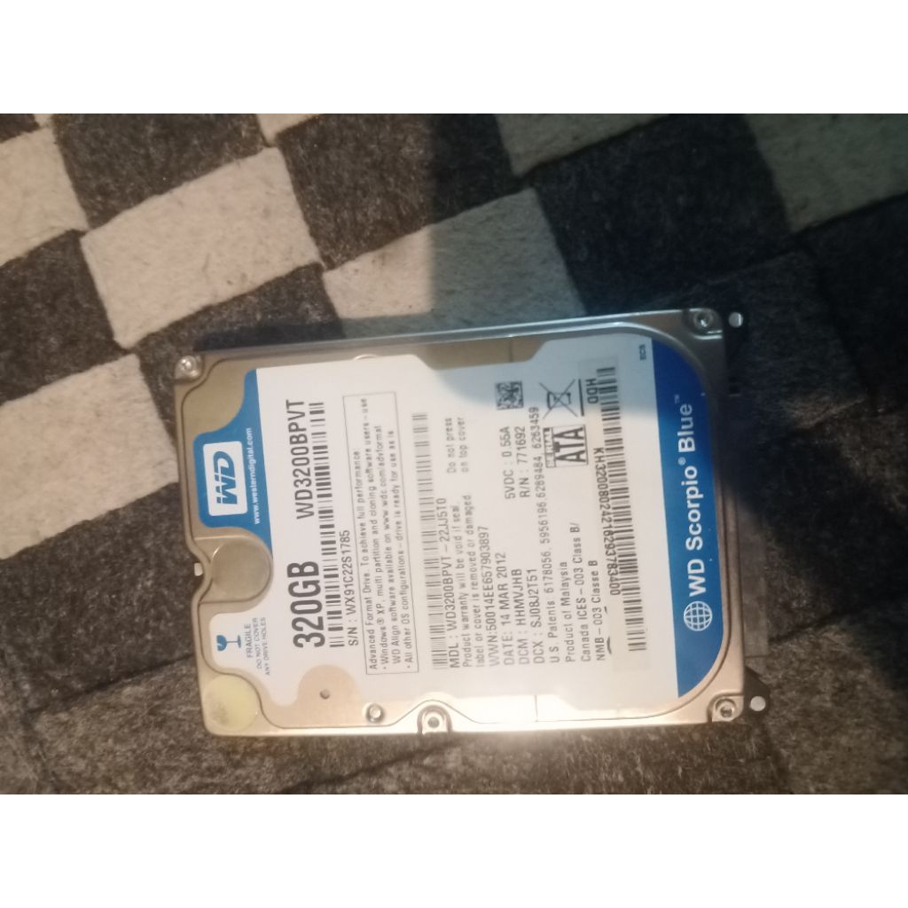 Hardisk WD 320 GB