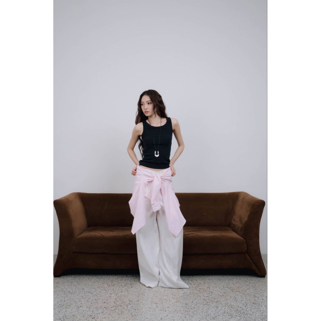 KLOWI-TANK TOP CEWEK-TANK TOP BAHAN KNIT-SINGLET CEWEK
