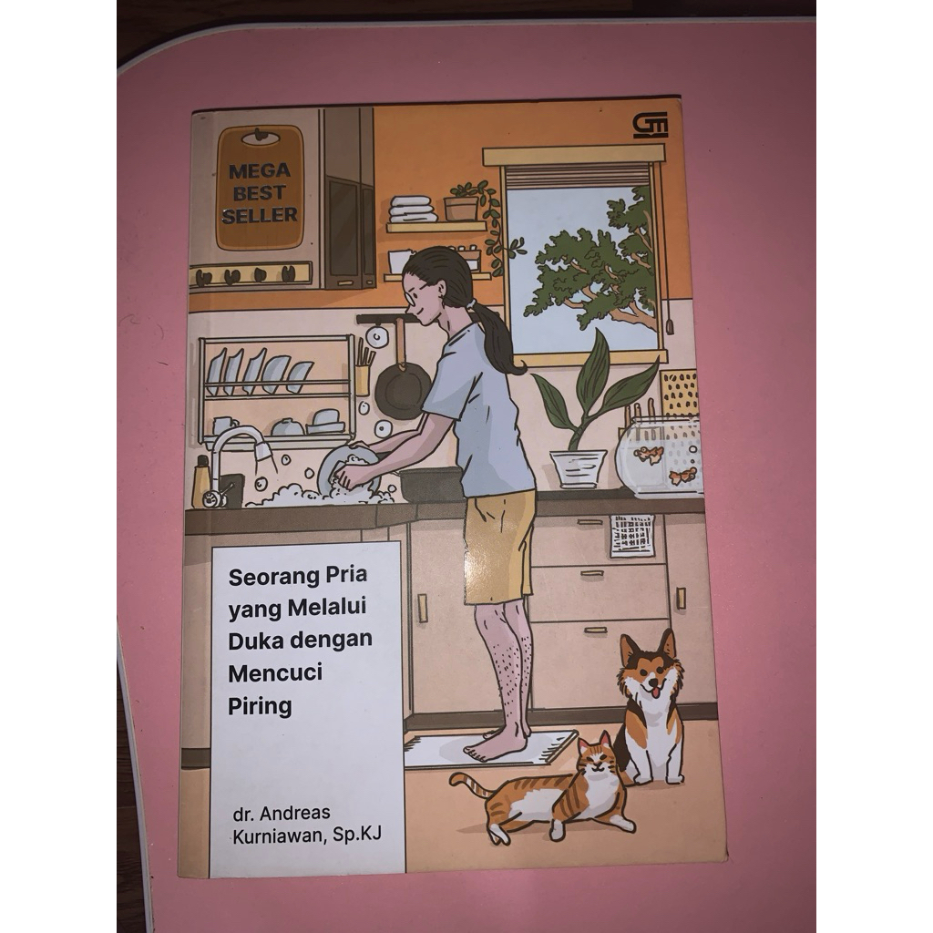 Seorang Pria yang Melalui Duka dengan Mencuci Piring
