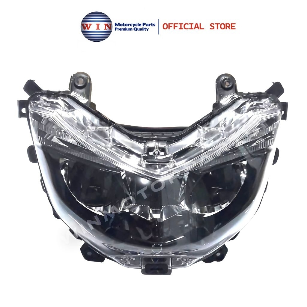 Lampu Depan Head lamp NMAX - nmax 155 + LED 2015 2016 2017 Original WIN / Reflektor Headlamp LAMPU D