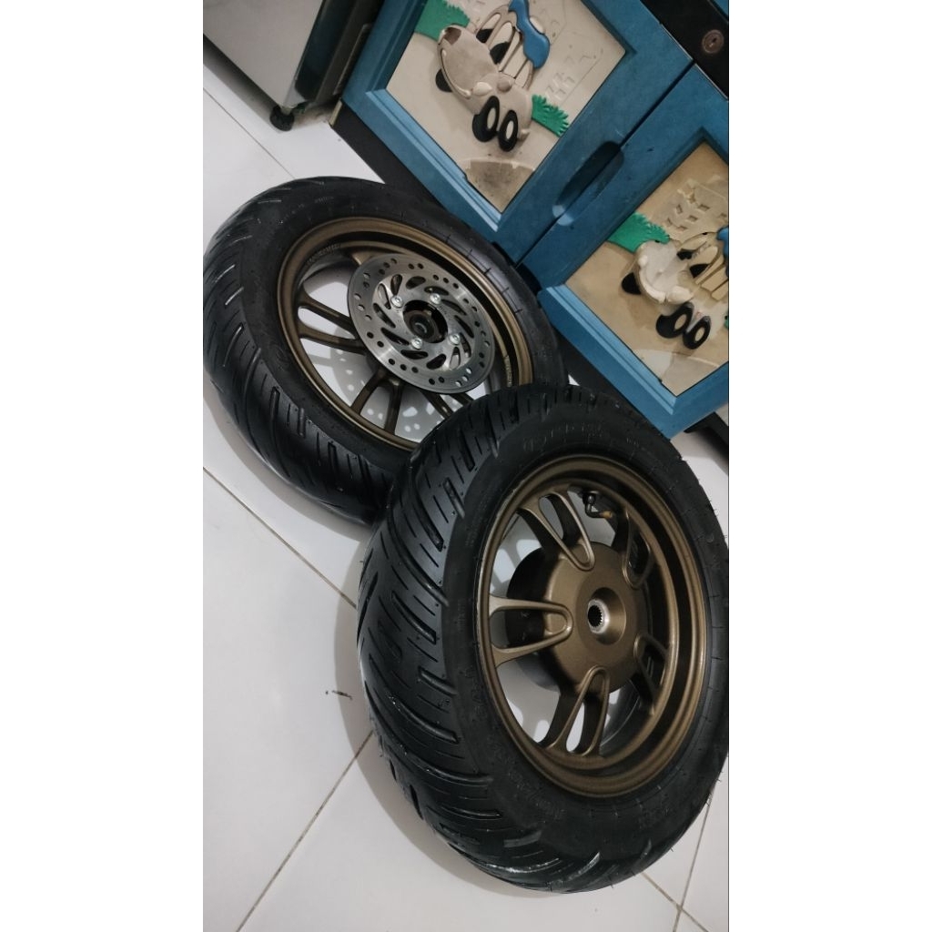velg scoopy r12 Brown original