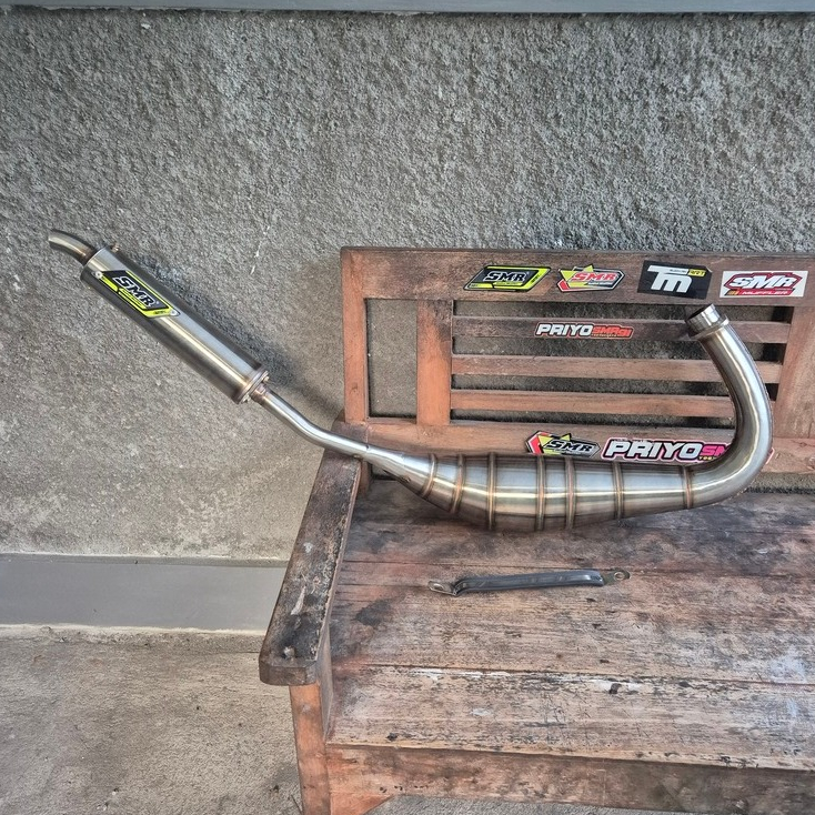Knalpot SMR Rxking Kolong PDK Scorpio Full Stainless