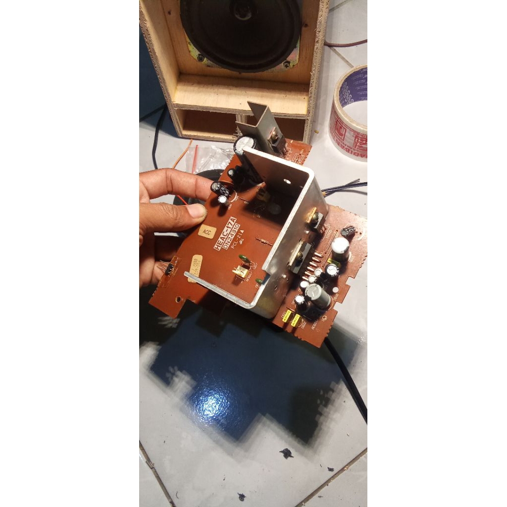 Ampli power copotan Radio compo kapsul Grandbazoka normal siap rakit