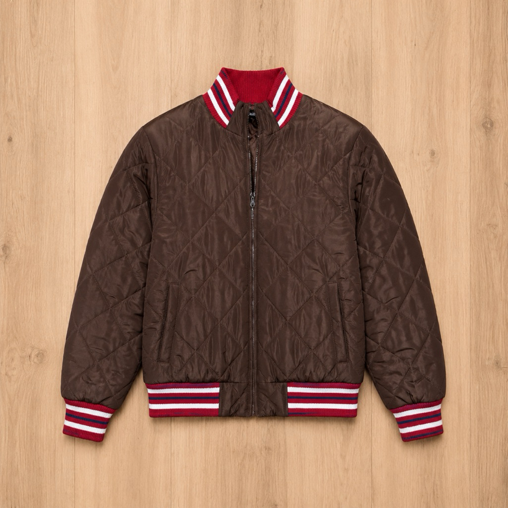 Jacket Varsity puffer shisky Brown Original