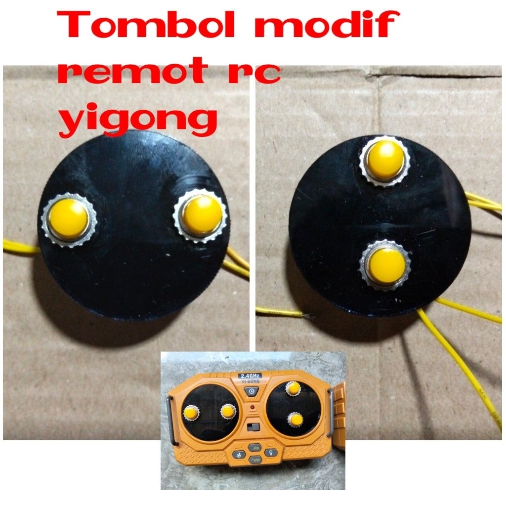 Arsya rc tombol modifikasi remot remote rc yigong loader Damtruk buldoser