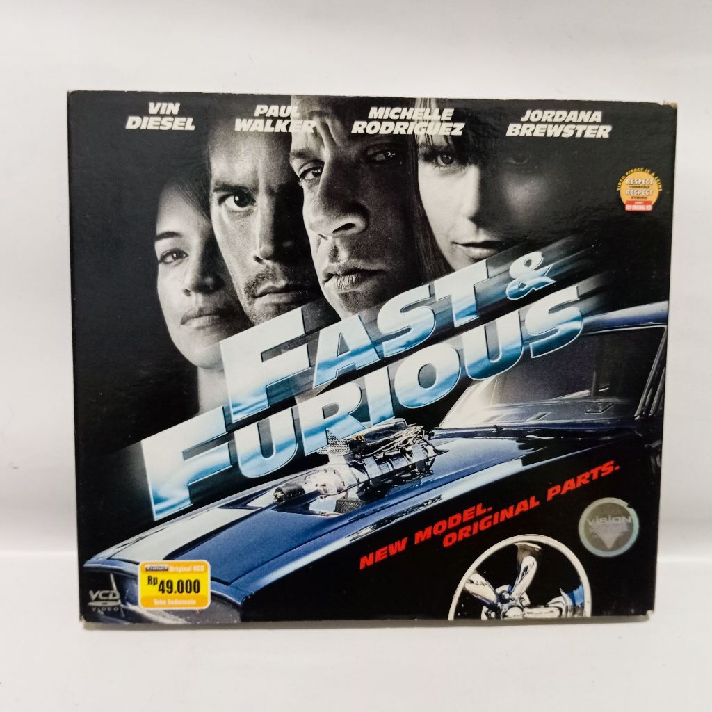 VCD Fast & Furious - Vin Diesel Paul Walker