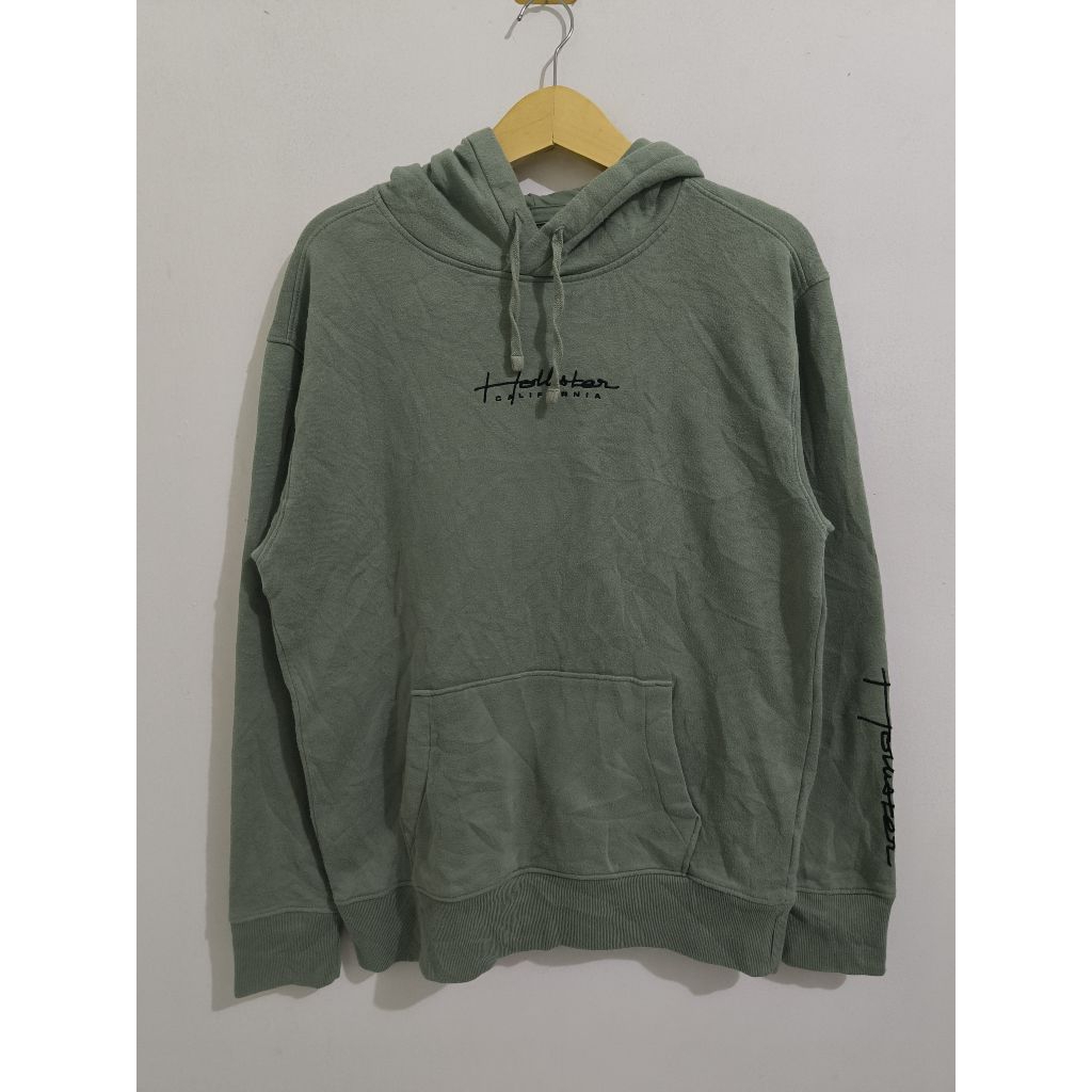 Jacket Hoodie STM Hollister Dark Green size M-L