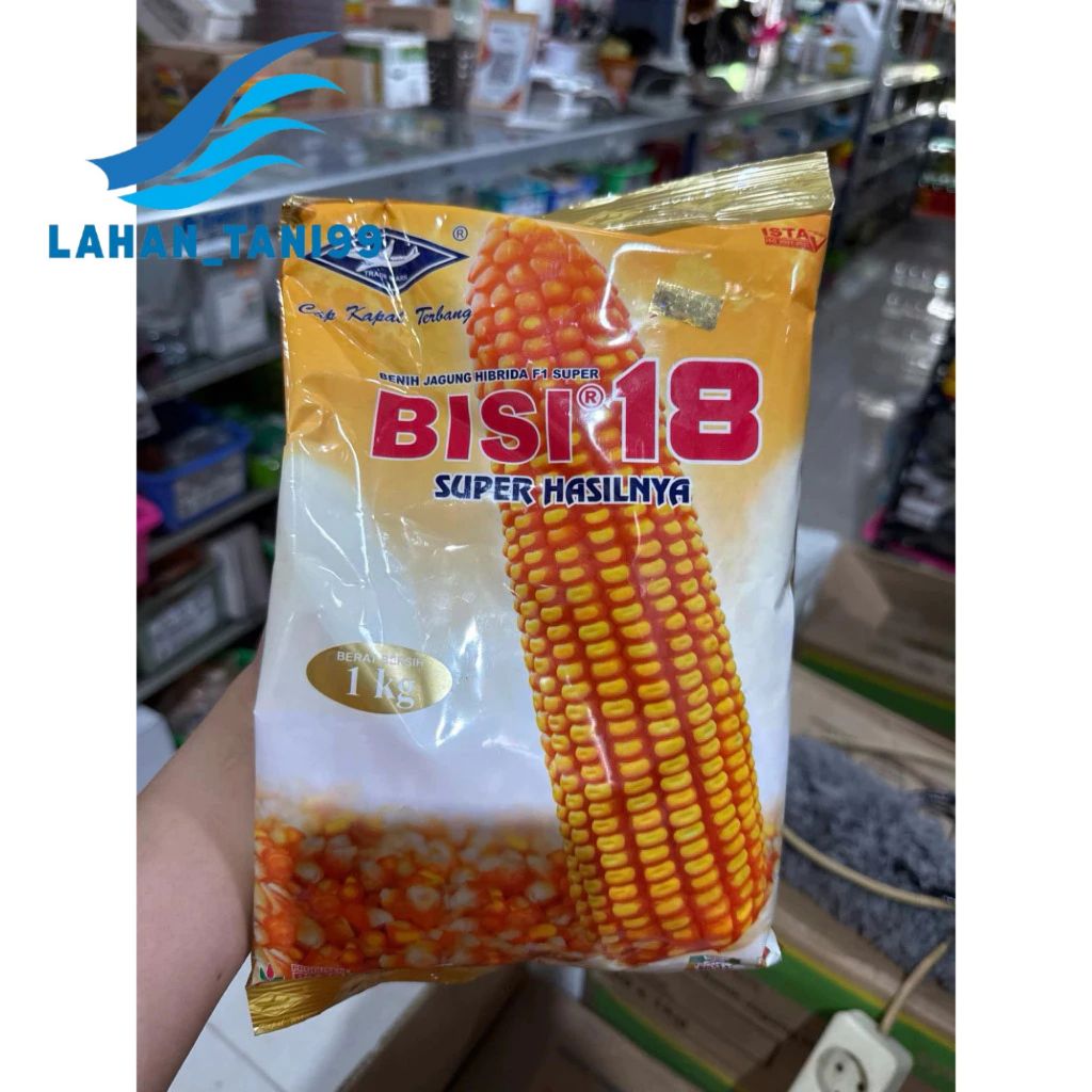 TERBUKTI DAN TERJI Benih Jagung HIBRIDA F1 SUPER BISI 18 1 Kg Exp 15-05 2027 (asli)