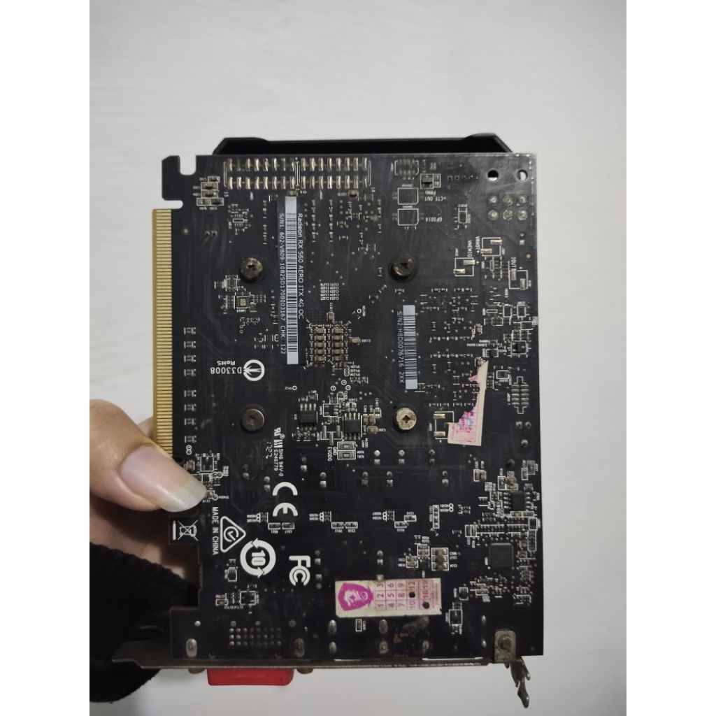 Radeon RX560 Aero ITX 4gb OC