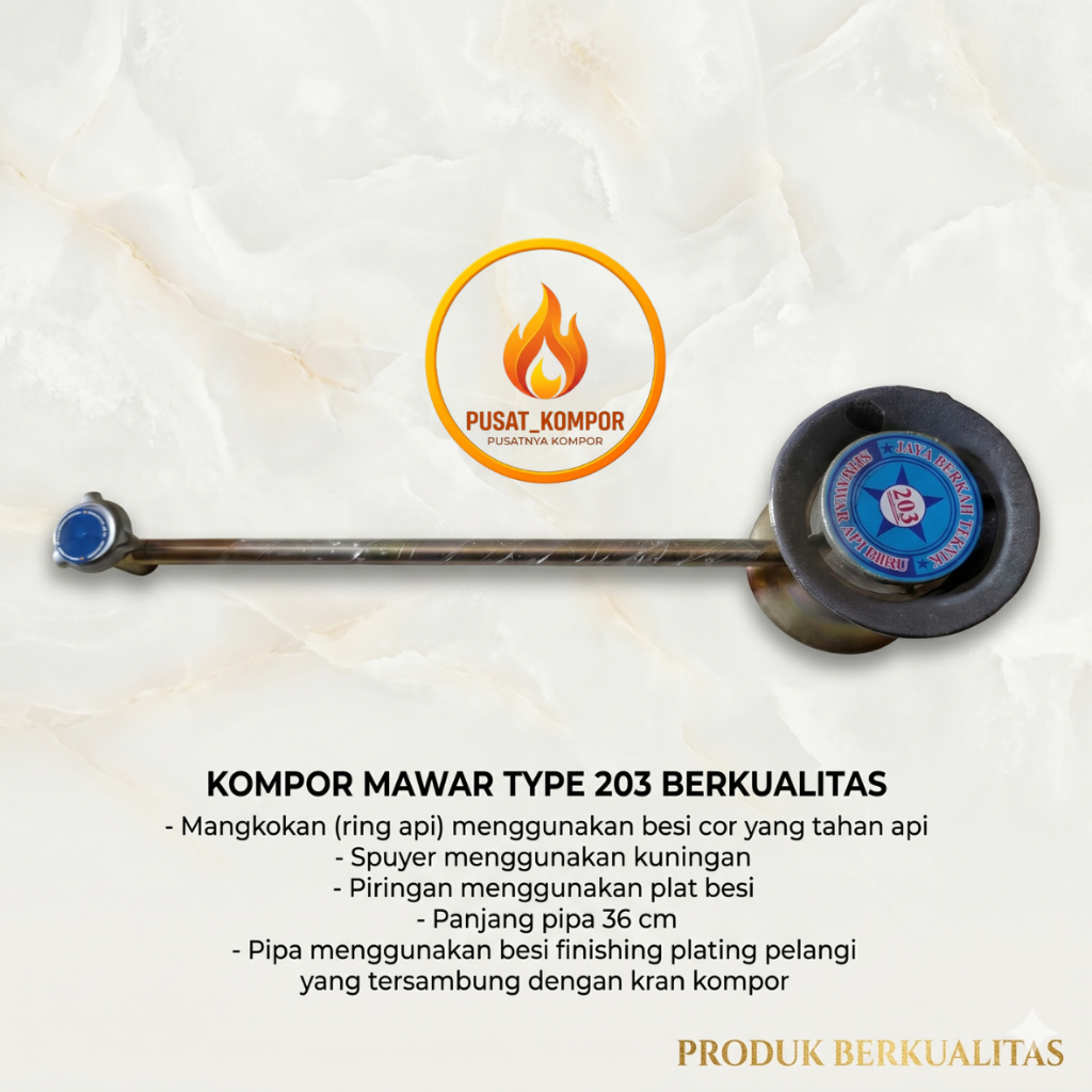 Kompor Mawar 203 / Kompor Semawar 203 / kompor / kompor jos / kompor mawar / kompor semawar / mawar 