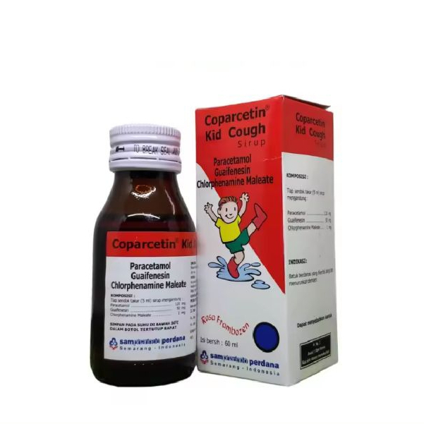 Coparcetin Kid Cough Syrup 60ml - Meredahkan Batuk Berdahak Anak