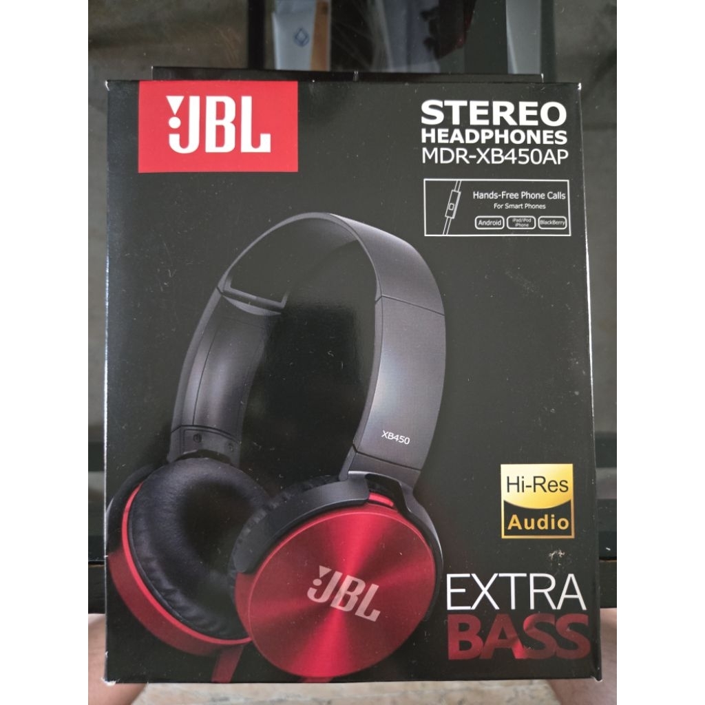 JBL Headphones MDR-XB450AP Putih